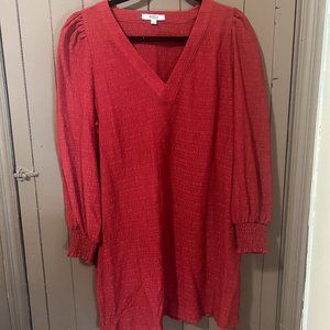 BB Dakota - Steve Madden Puff Sleeve, Crinkle Dress